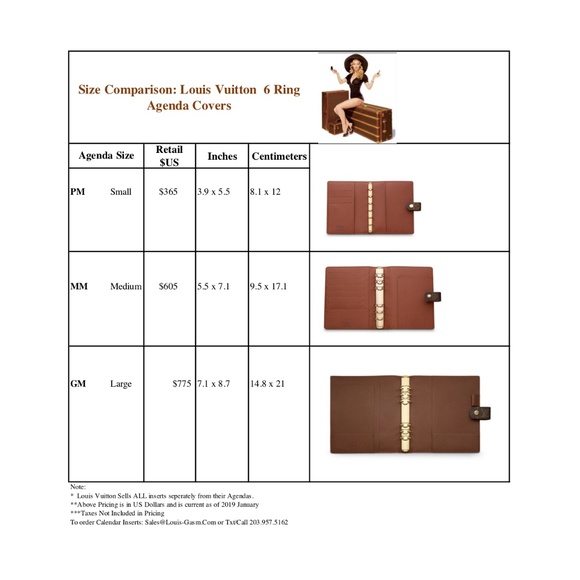 fits Louis Vuitton Small PM AgendaI: Pen+Paper - Picture 2 of 7